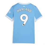 Camiseta Manchester City Erling Haaland #9 Primera Equipación Replica 2026-27 para mujer mangas cortas
